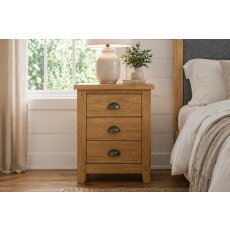 Burford Country Oak Bedside Table Burford Country Oak Bedside Table