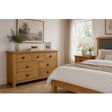 Burford Country Oak 3 Over 4 Chest of Drawers Burford Country Oak 3 Over 4 Chest of Drawers