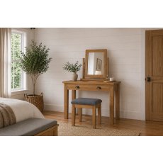 Burford Country Oak Dressing Table Set Burford Country Oak Dressing Table Set