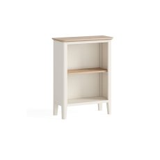 Marlow Oak Painted Coconut White Small Bookcase Marlow Oak Painted Coconut White Small Bookcase