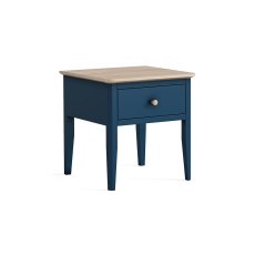 Marlow Oak Painted Navy Blue Lamp Table