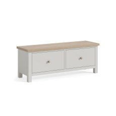 Modern Country Painted Oak Stone Grey Large 2 Drawer Blanket Box Bench Modern Country Painted Oak Stone Grey Large 2 Drawer Blanket Box Bench