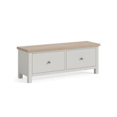 Modern Country Painted Oak Stone Grey Large 2 Drawer Blanket Box Bench Modern Country Painted Oak Stone Grey Large 2 Drawer Blanket Box Bench