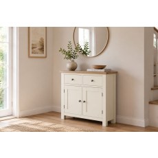 Modern Country Painted Oak Coconut White Medium Sideboard Modern Country Painted Oak Coconut White Medium Sideboard