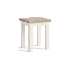 Modern Country Painted Oak Coconut White Lamp Table Modern Country Painted Oak Coconut White Lamp Table