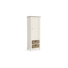 Modern Country Painted Oak Coconut White Larder Unit Modern Country Painted Oak Coconut White Larder Unit