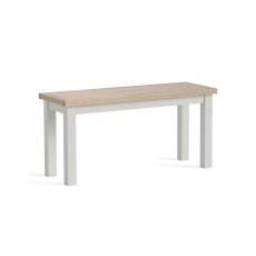Modern Country Painted Oak Stone Grey Dining Bench Modern Country Painted Oak Stone Grey Dining Bench
