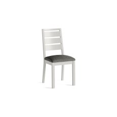 Modern Country Painted Oak Stone Grey Dining Chair with Boucle Grey Seat (Pair) Modern Country Painted Oak Stone Grey Dining Chair with Boucle Grey Seat (Pair)