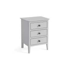 Stowe Painted Grey Bedside Table
