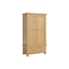 Normandy Chunky Country Oak Gents Wardrobe