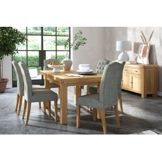 Normandy Chunky Country Oak Small Extending 140-185cm Dining Table Normandy Chunky Country Oak Small Extending 140-185cm Dining Table