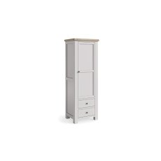 Salcombe Painted Oak Stone Grey Single Larder Unit Salcombe Painted Oak Stone Grey Single Larder Unit