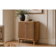 Soho Natural Oak Slatted Cupboard Soho Natural Oak Slatted Cupboard