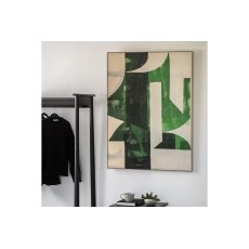 Gallery Direct Emerald Abstract Framed Canvas 900x1200mm