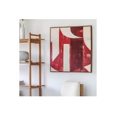 Gallery Direct Ruby Abstract Framed Canvas 800x800mm