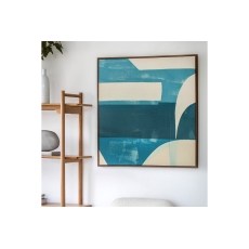 Gallery Direct Topaz Abstract Framed Canvas 800x800mm