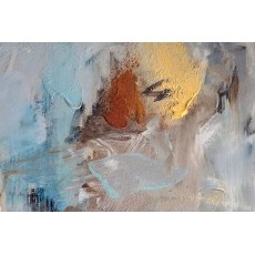 Gallery Direct New Day Framed Canvas 1000x1000mm