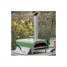 Gallery Direct Sassari Outdoor Pellet Pizza Oven Green