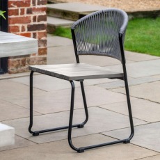 Gallery Direct Taranto Weathered Dining Chair (Pair)