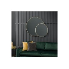 Gallery Direct Ostia Mirror Champagne 1112x15x900mm Gallery Direct Ostia Mirror Champagne 1112x15x900mm