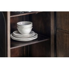 Gallery Direct Arc Walnut Mango Wood Cupboard