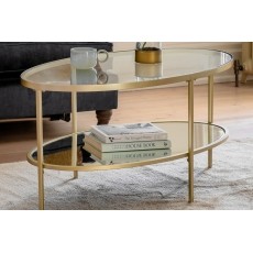 Gallery Direct Hudson Champagne Coffee Table