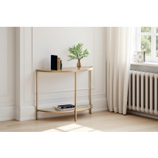 Gallery Direct Hudson Champagne Console Table