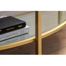 Gallery Direct Hudson Champagne Console Table