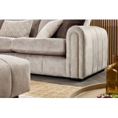 Glamour Plush Large 6 Seater Corner Sofa