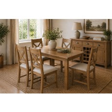Tewkesbury Smoked Oak 150-200cm Extending Dining Table Tewkesbury Smoked Oak 150-200cm Extending Dining Table