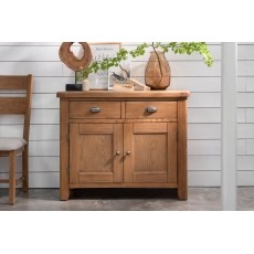 Tewkesbury Smoked Oak Narrow Sideboard Tewkesbury Smoked Oak Narrow Sideboard