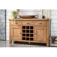 Tewkesbury Smoked Oak Wide Sideboard Tewkesbury Smoked Oak Wide Sideboard