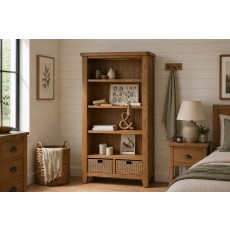 Tewkesbury Smoked Oak Large Bookcase Tewkesbury Smoked Oak Large Bookcase