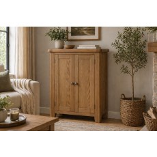 Tewkesbury Smoked Oak Shoe Cupboard Tewkesbury Smoked Oak Shoe Cupboard