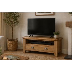 Tewkesbury Smoked Oak TV Unit Tewkesbury Smoked Oak TV Unit