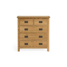Salisbury Lite Oak 2 Over 3 Chest of Drawers Salisbury Lite Oak 2 Over 3 Chest of Drawers