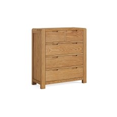 Bergen Oak 2 Over 3 Chest of Drawers Bergen Oak 2 Over 3 Chest of Drawers