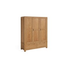 Bergen Oak Triple Wardrobe Bergen Oak Triple Wardrobe