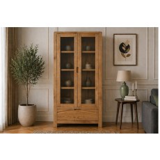 Bergen Oak Display Cabinet Bergen Oak Display Cabinet