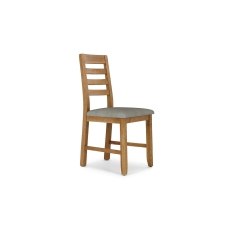 Bergen Oak Dining Chair with Victoria Linen Seat (Pair) Bergen Oak Dining Chair with Victoria Linen Seat (Pair)