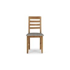 Bergen Oak Dining Chair with Victoria Linen Seat (Pair) Bergen Oak Dining Chair with Victoria Linen Seat (Pair)