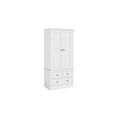 Bordeaux Painted White Gents Wardrobe Bordeaux Painted White Gents Wardrobe