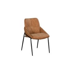 Jackson PU Leather Dining Chair in Tan