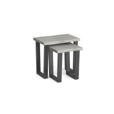 Brooklyn Grey Oak Nest Of Tables Brooklyn Grey Oak Nest Of Tables