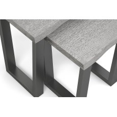Brooklyn Grey Oak Nest Of Tables Brooklyn Grey Oak Nest Of Tables