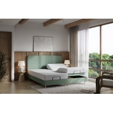 TEMPUR Form Spring Adjustable Bed with Classic Box Headboard