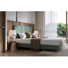 TEMPUR Form Spring Adjustable Bed with Classic Box Headboard