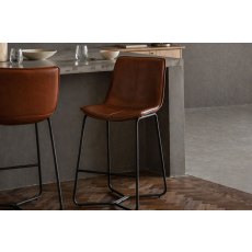 Gallery Direct Set of 2 Hawking Bar Stool in Brown