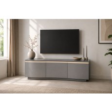 New Vida Living Lazzaro TV Cabinet with LED Lights New Vida Living Lazzaro TV Cabinet with LED Lights