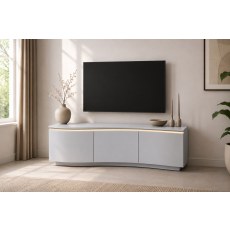 New Vida Living Lazzaro TV Cabinet with LED Lights New Vida Living Lazzaro TV Cabinet with LED Lights